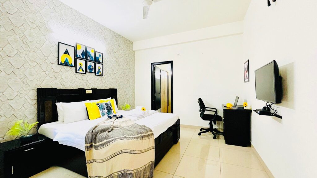 401 3rd floor bedroom jaipur
