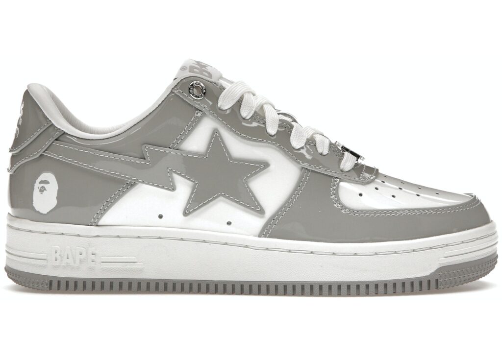 A-Bathing-Ape-Bape-Sta-Patent-Leather-White-Grey-2023-Product