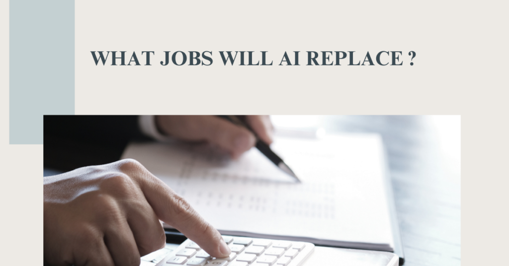 What jobs will AI replace