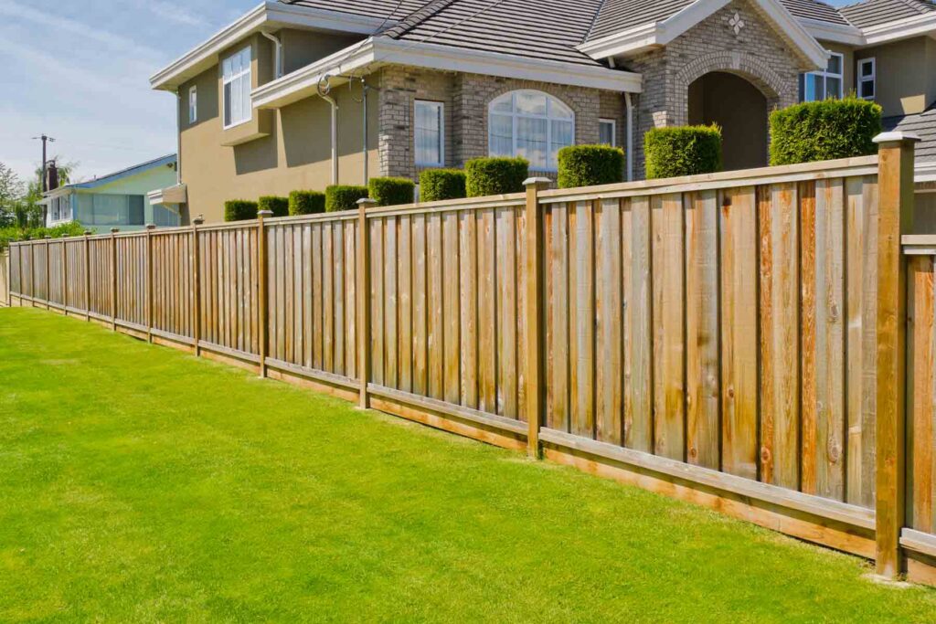 wood fencing