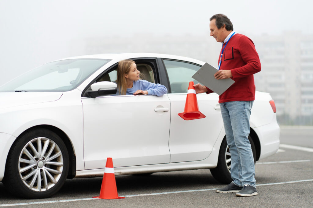 person-taking-driver-s-license-exam