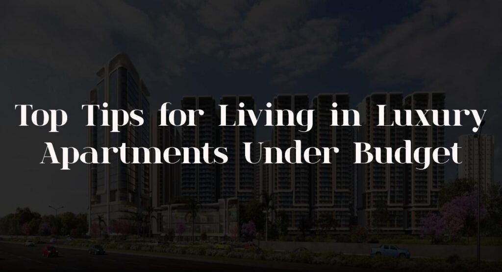 Top Tips for Living in Luxury Apartments Under Budget